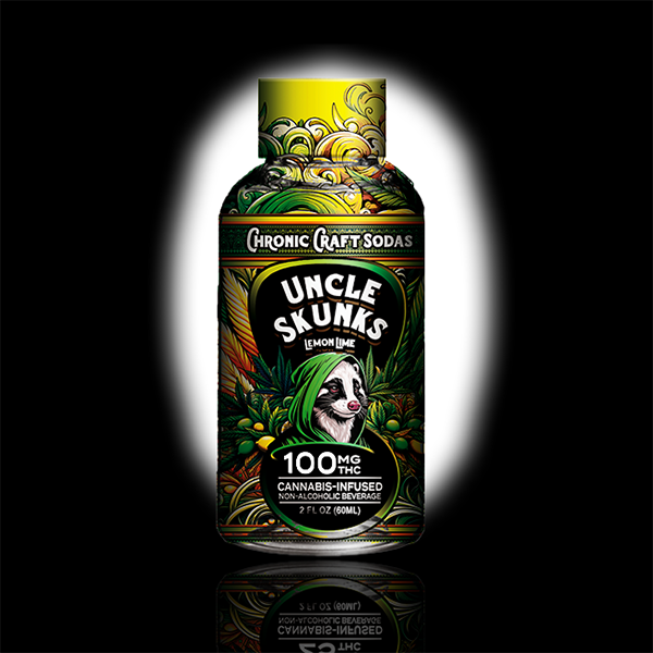 Uncle Skunks 100mg Lemon Lime Chronic Craft Shots (2oz) (2)