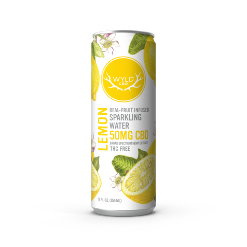 Wyld Lemon CBD Sparkling Water — CBD-Only