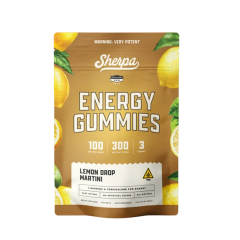 Sherpa Calm Delta 9 THC Gummies 300MG 3CT. - Lemon Drop Martini