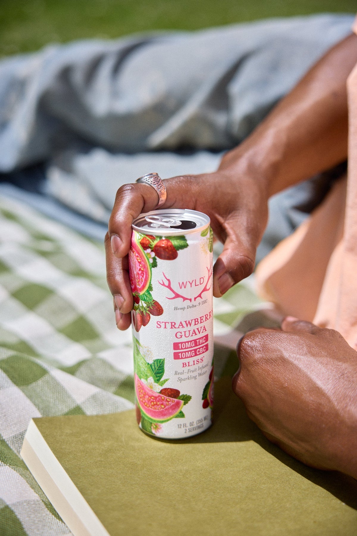 Wyld Strawberry Guava THC:CBC Sparkling Water — Bliss (3)