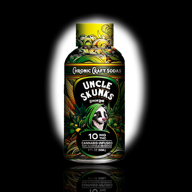 Uncle Skunks Lemon Lime 10mg Chronic Craft Shots (2oz) (2)
