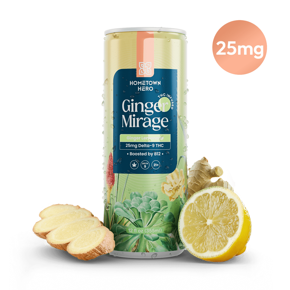 Hometown Hero 25mg - Ginger Mirage Lemonade