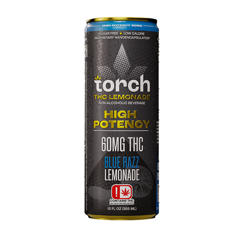 Torch Blue Razz Lemonade High Potency 60mg THC Seltzer