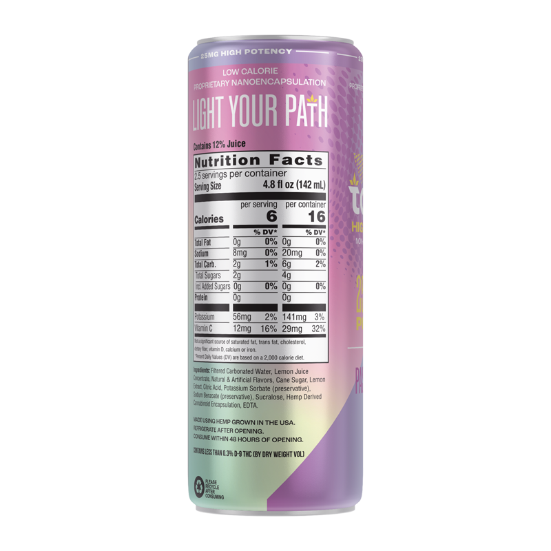Torch Passion Fruit High Potency 25mg THC Seltzer (3)