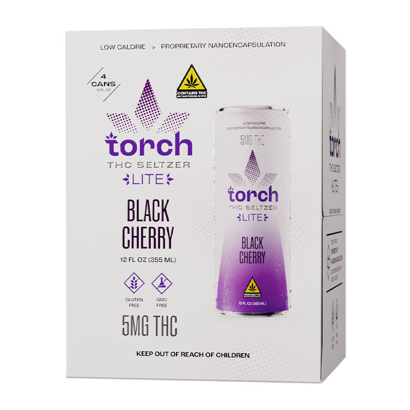 Torch Black Cherry Lite 5mg THC Seltzer (2)