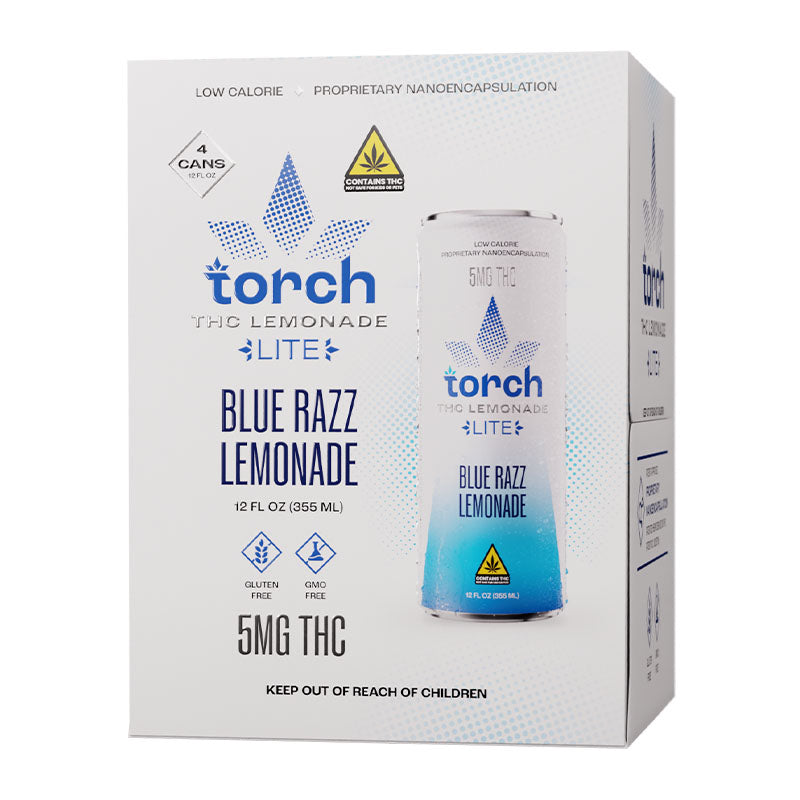 Torch Blue Razz Lemonade Lite 5mg THC Seltzer (2)