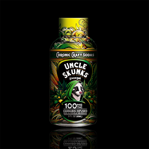 Uncle Skunks 100mg Lemon Lime Chronic Craft Shots (2oz)