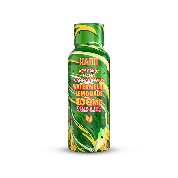 Habit 100 MG Delta 9 THC Hemp Shot – Watermelon Lemonade