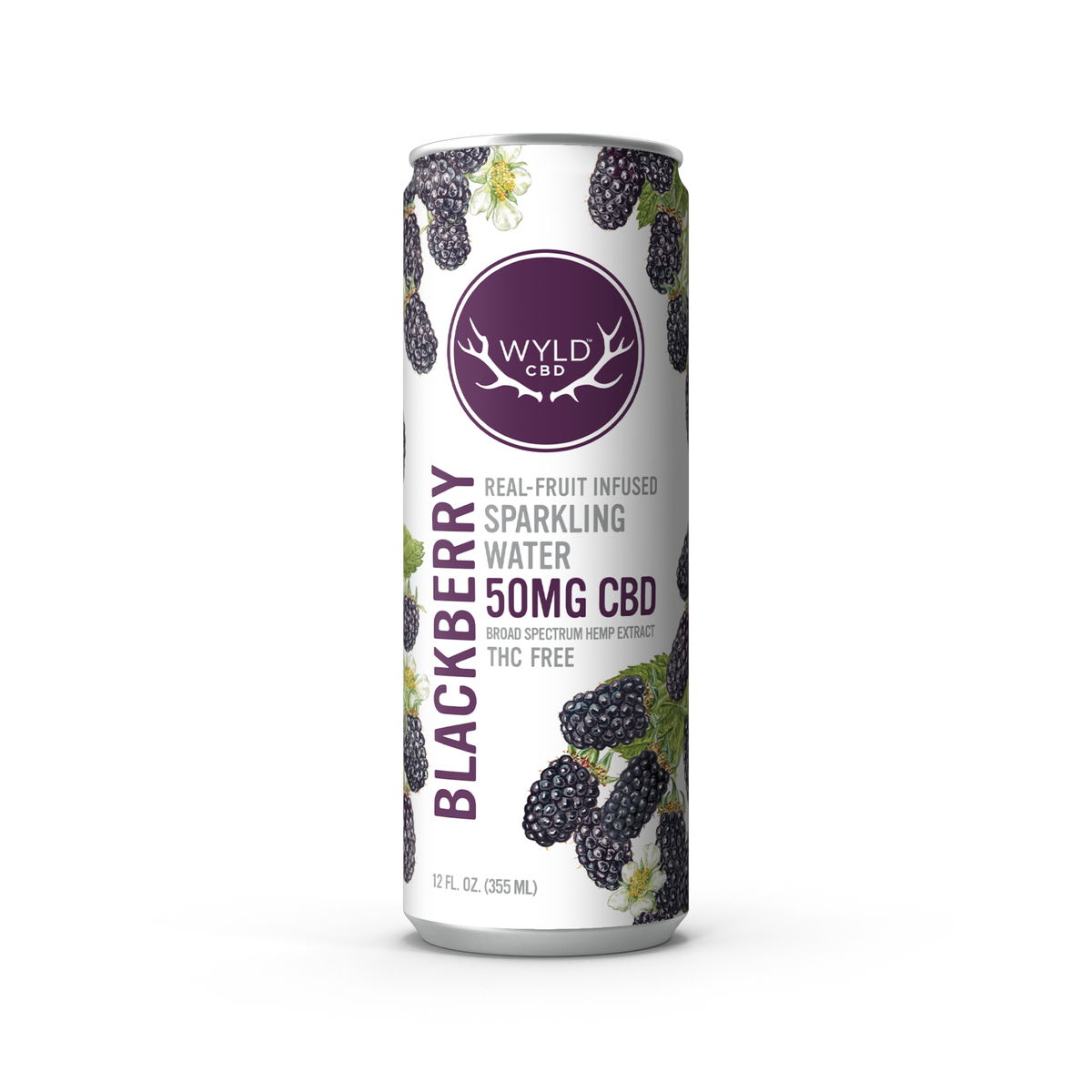 Wyld Blackberry CBD Sparkling Water — CBD-Only