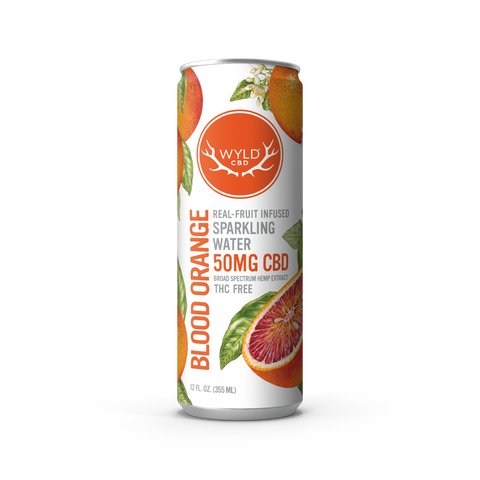 Wyld Blood Orange CBD Sparkling Water — CBD-Only