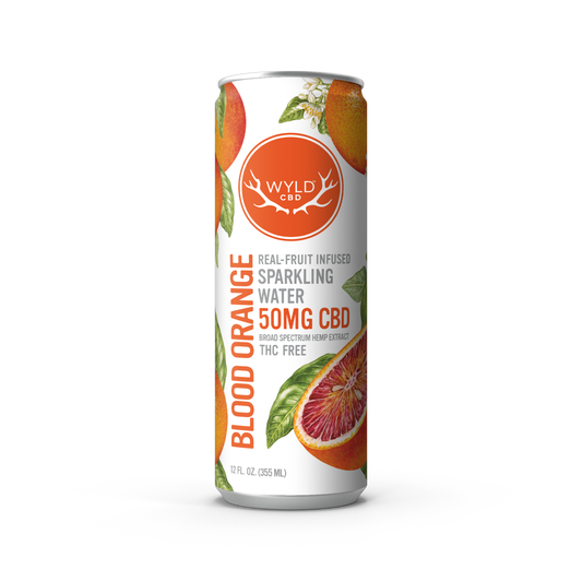 Wyld Blood Orange CBD Sparkling Water — CBD-Only
