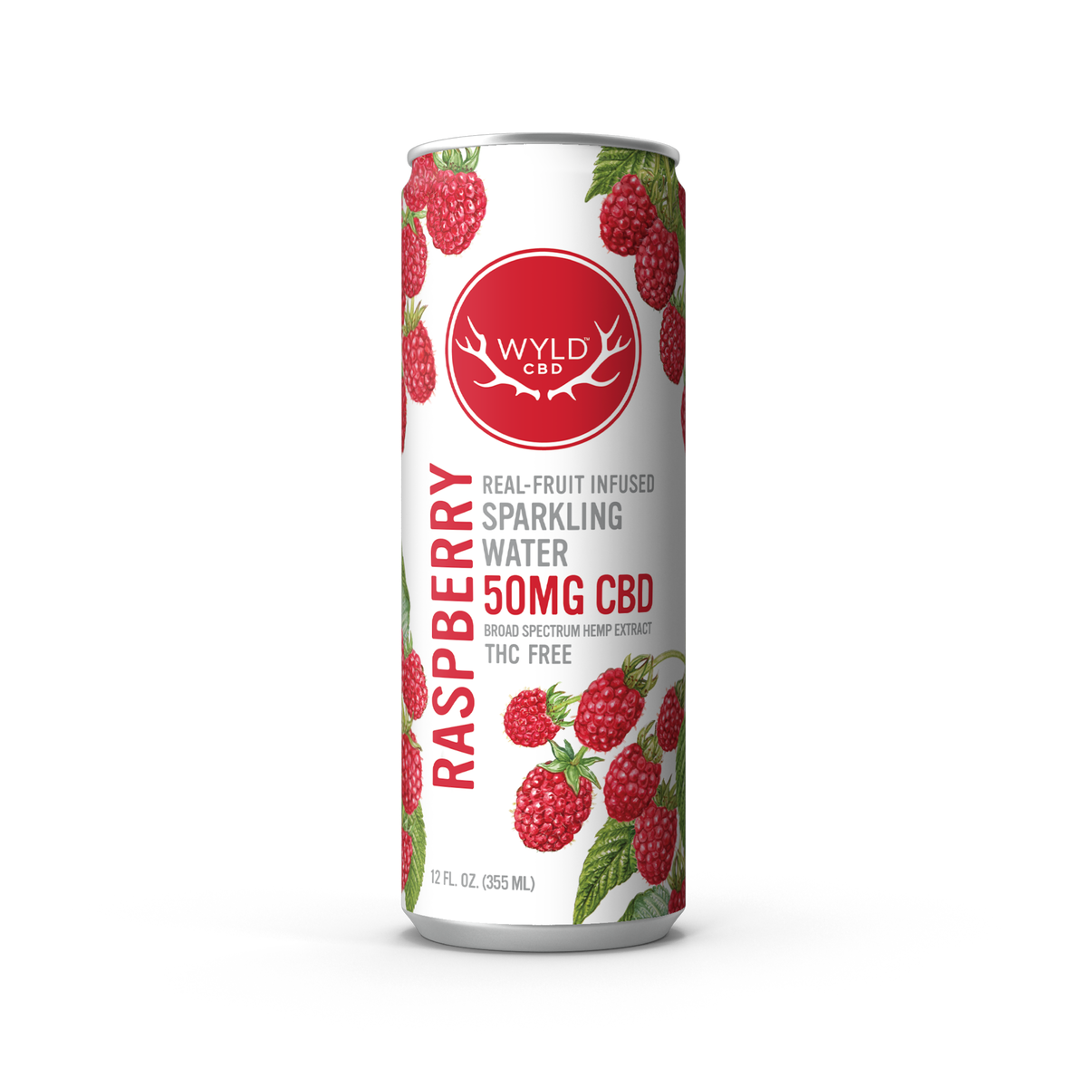 Wyld Raspberry CBD Sparkling Water — CBD-Only