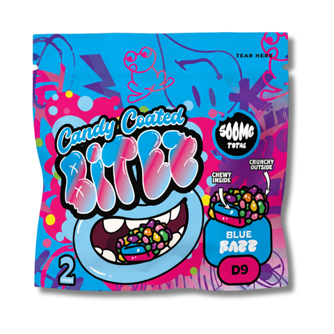 Ocho Extracts Candy Coated BITEZ Blue Razz