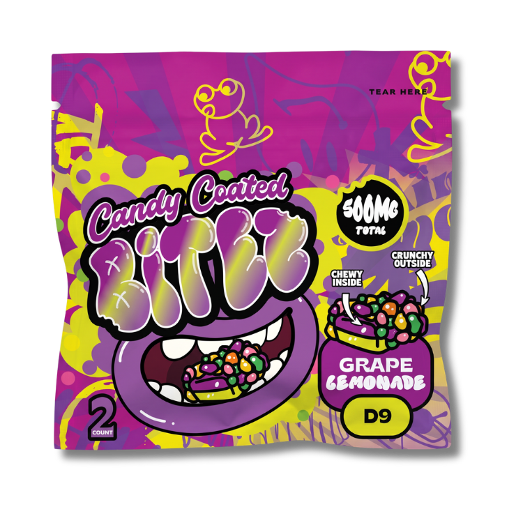 Ocho Extracts Candy Coated BITEZ Grape Lemonade
