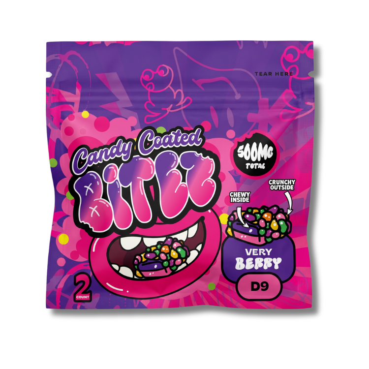 Ocho Extracts Candy Coated BITEZ Very Berry