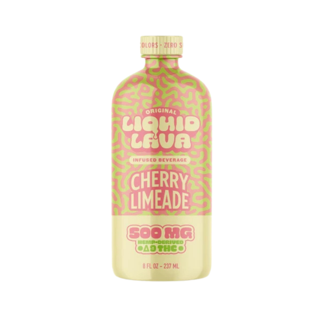 Liquid Lava Infused Delta 9 THC Beverage 500MG - Cherry Limeade