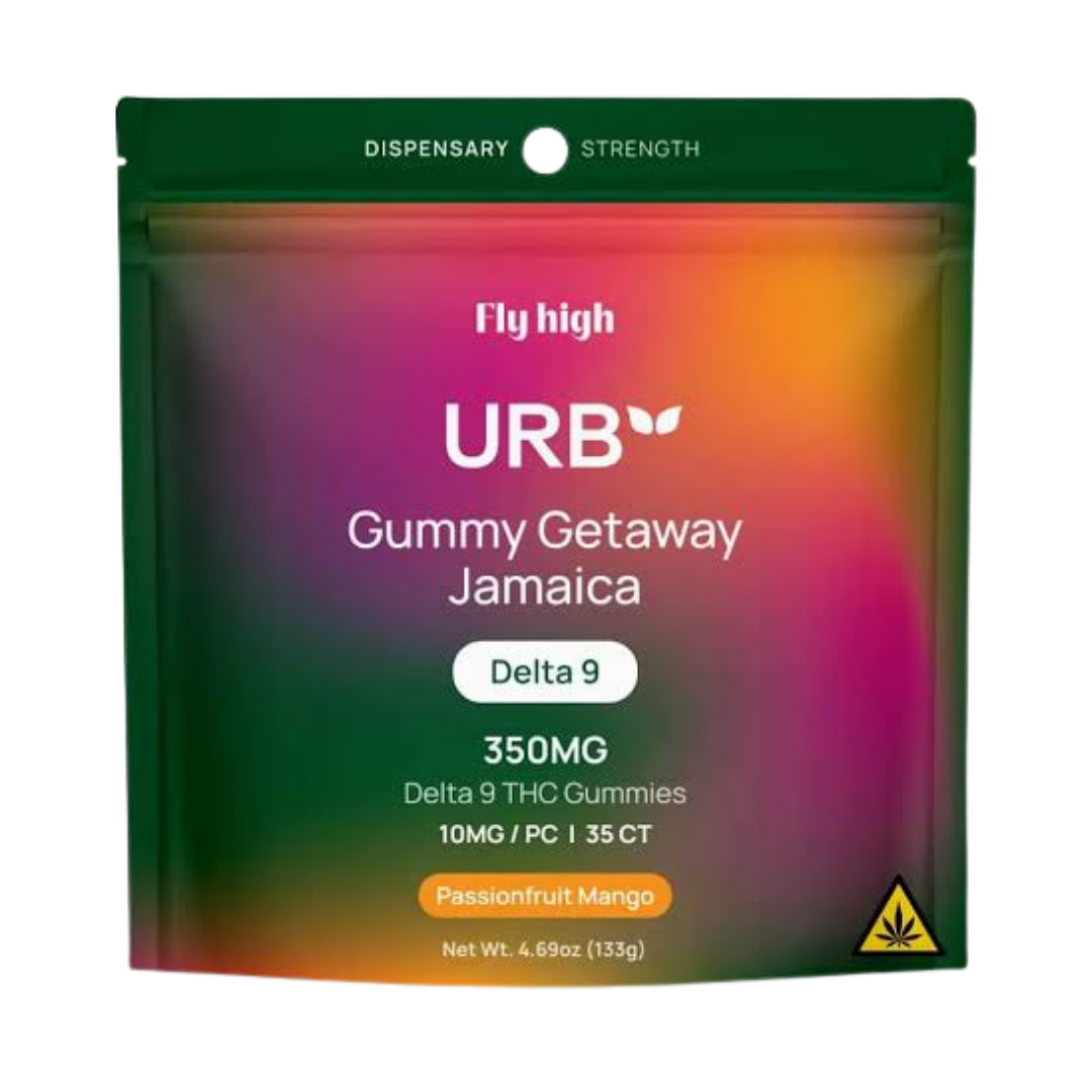 URB Delta 9 THC 350MG Gummies - Passionfruit Mango