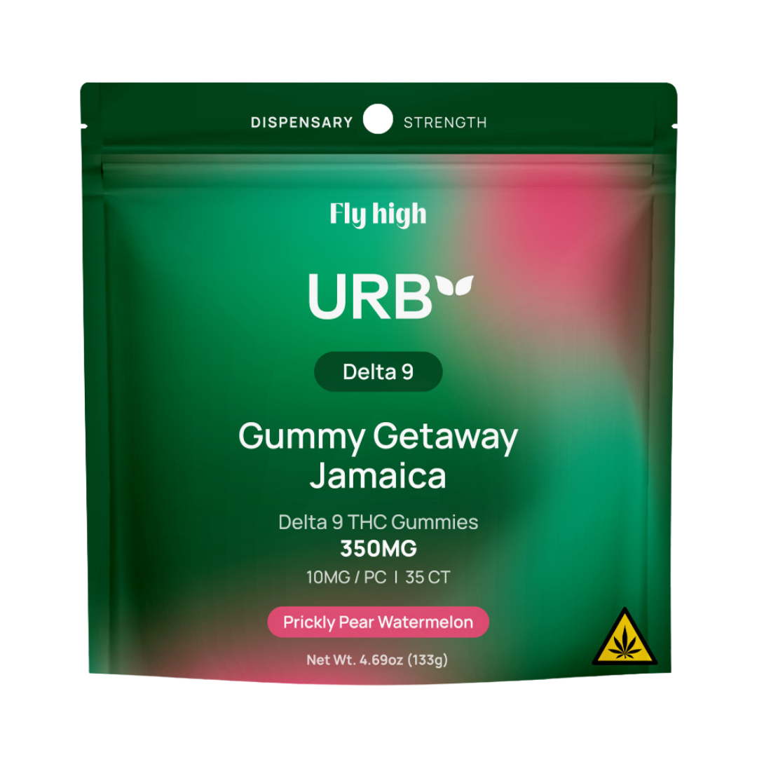 URB Delta 9 THC 350MG Gummies - Prickly Pear Watermelon