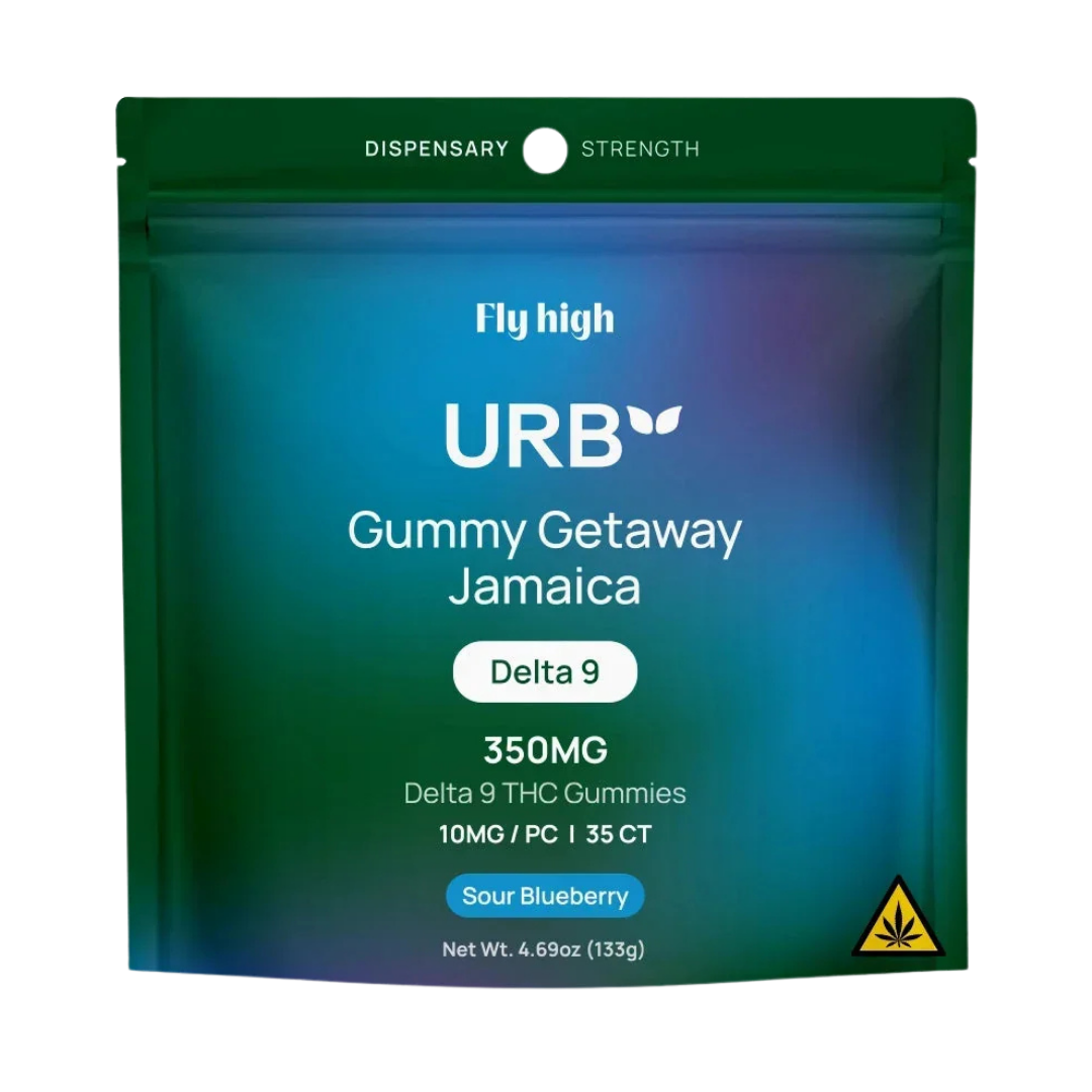 URB Delta 9 THC 350MG Gummies - Sour Blueberry