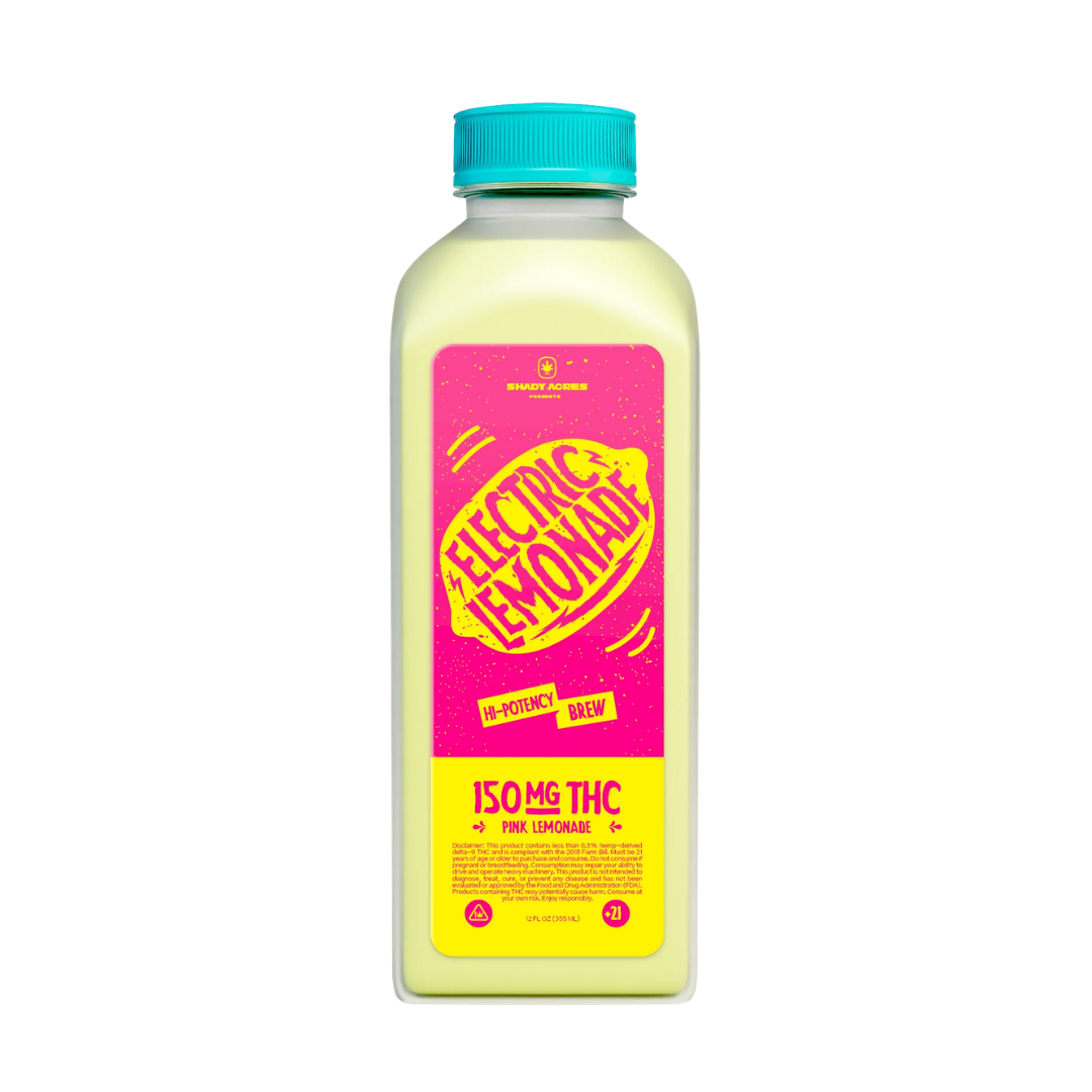 Electric Lemonade 150MG THC Drink - Pink Lemonade