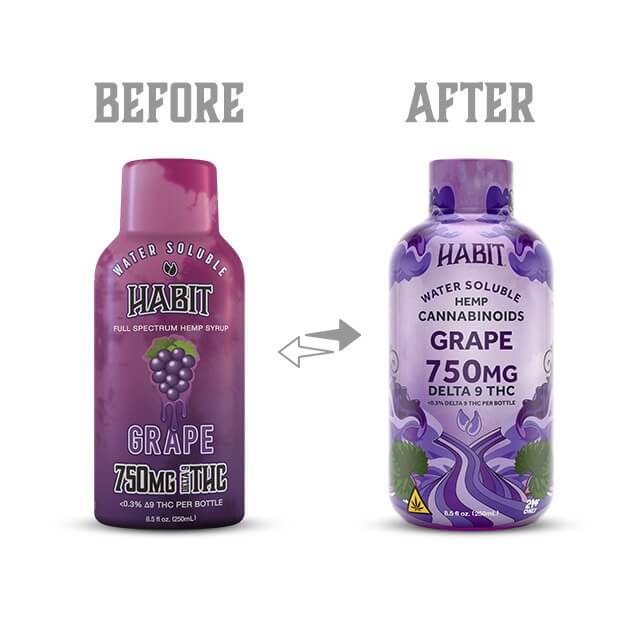 Habit 750 MG Delta 9 Syrup – Grape (2)