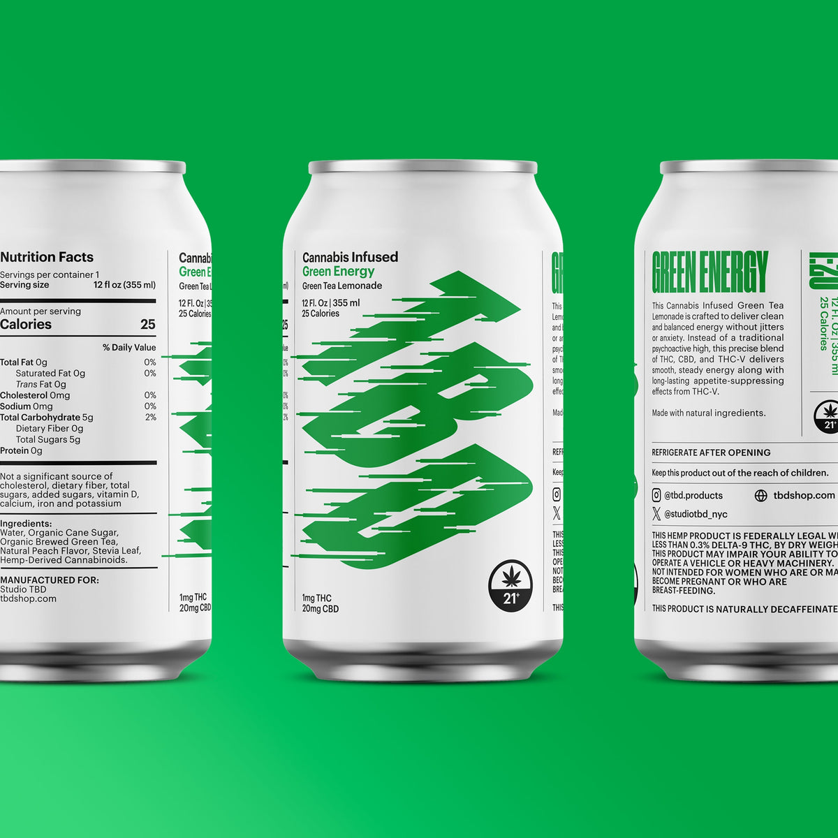 THC Infused Green Energy 1:20 (2)