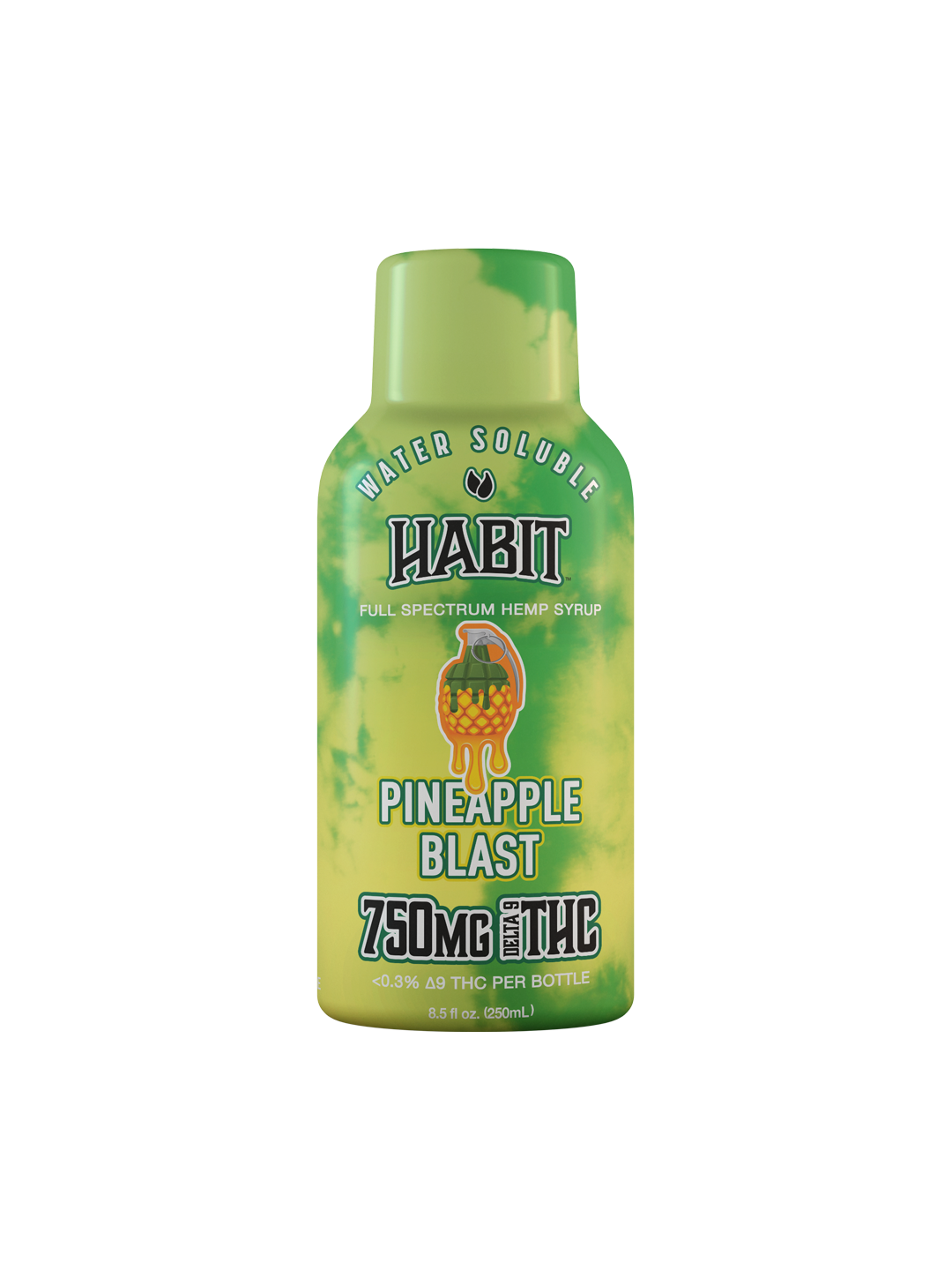 Habit 750mg Delta 9 THC Syrup – Pineapple