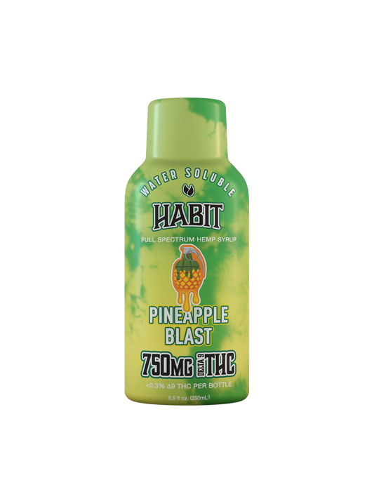 Habit 750mg Delta 9 THC Syrup – Pineapple