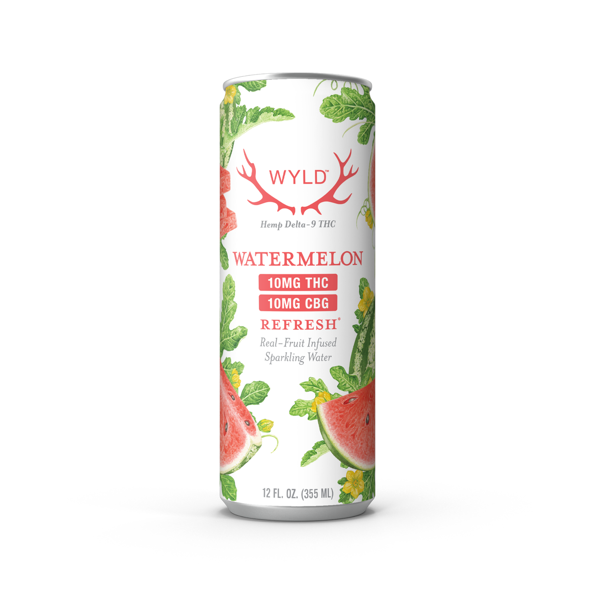 Wyld Watermelon THC:CBG Sparkling Water — Refresh