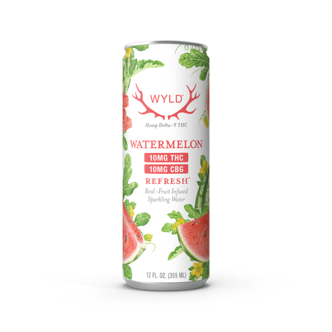 Wyld Watermelon THC:CBG Sparkling Water — Refresh