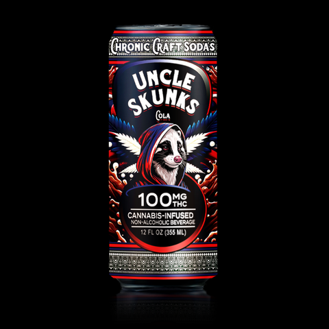Uncle Skunks Cola 100mg Chronic Craft Soda (12oz)