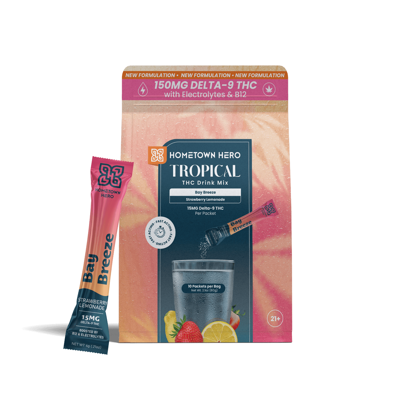 Hometown Hero Bay Breeze - Tropical Drink Mix