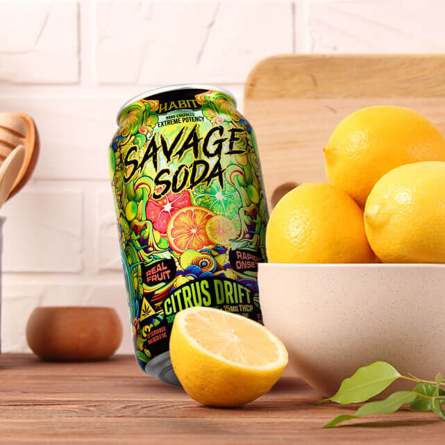 Habit Delta 9 THC Hemp Soda – Savage Edition – Citrus Drift (2)