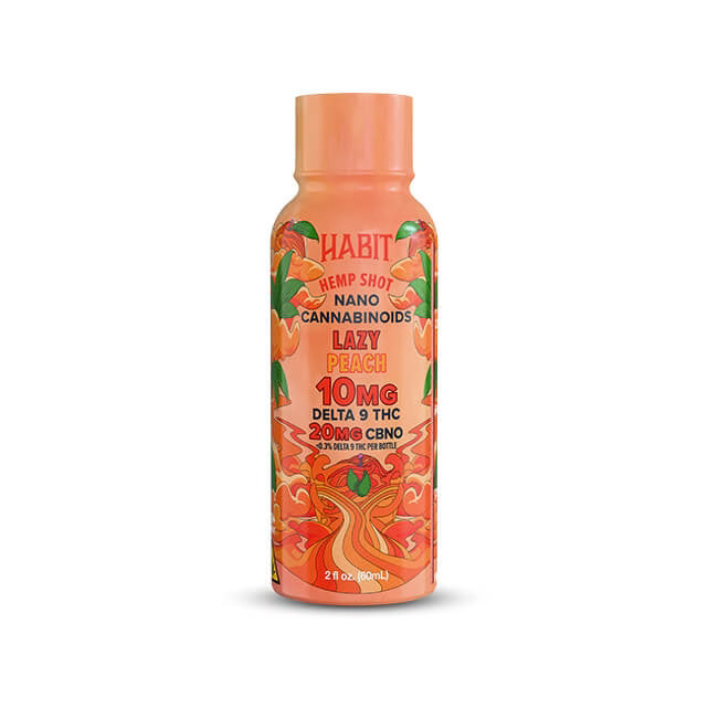 Habit 10MG Delta-9 Shot – Lazy Peach – CBN-O + D9