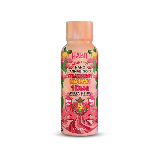 Habit 10MG Delta-9 Shot – Strawberry Lemonade – CBG + CBD