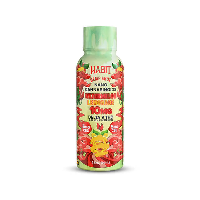 Habit 10MG Delta-9 Shot – Watermelon Lemonade – CBG + CBD
