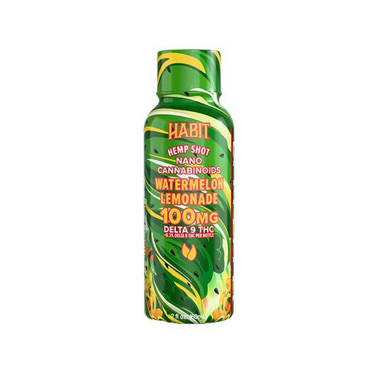 Habit 100 MG Delta 9 THC Hemp Shot – Watermelon Lemonade