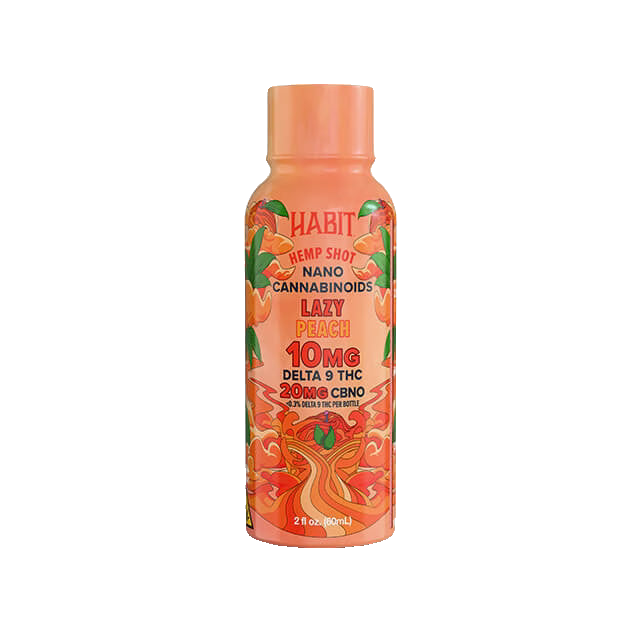 Habit 10MG Delta-9 Shot – Lazy Peach – CBN-O + D9
