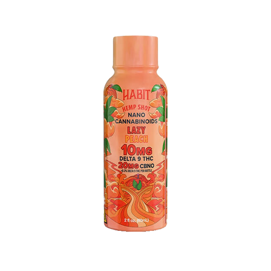 Habit 10MG Delta-9 Shot – Lazy Peach – CBN-O + D9