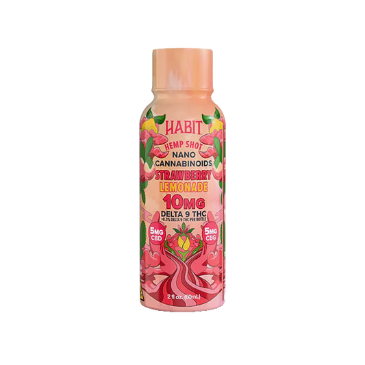 Habit 10MG Delta-9 Shot – Strawberry Lemonade – CBG + CBD