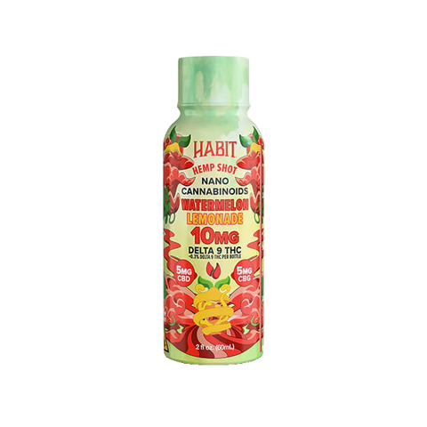 Habit 10MG Delta-9 Shot – Watermelon Lemonade – CBG + CBD