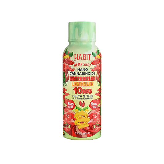 Habit 10MG Delta-9 Shot – Watermelon Lemonade – CBG + CBD