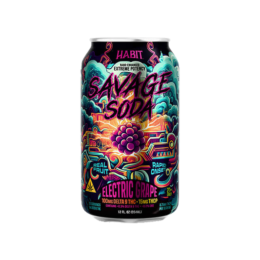 Habit Delta 9 Savage Soda – Electric Grape