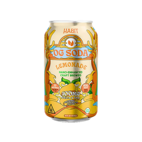 Habit Delta 9 THC OG Soda – 100MG – Lemonade