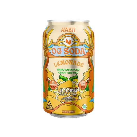 Habit Delta 9 THC OG Soda – 100MG – Lemonade