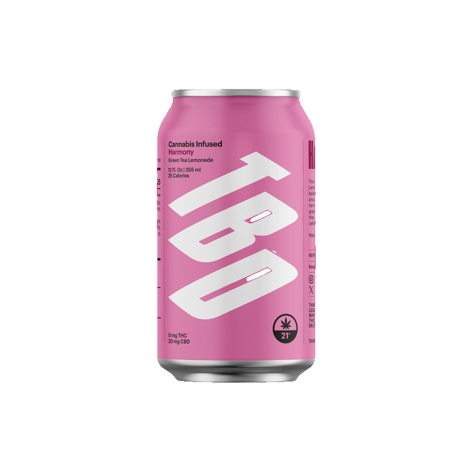 CBD Infused Green Tea Lemonade Harmony 0:20 (12-pack)