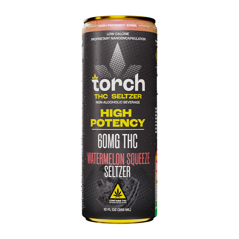 Torch Watermelon Squeeze High Potency 60mg THC Seltzer (2)