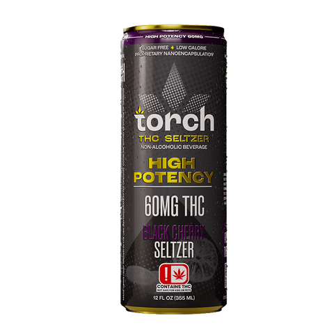 Torch Black Cherry High Potency 60mg THC Seltzer