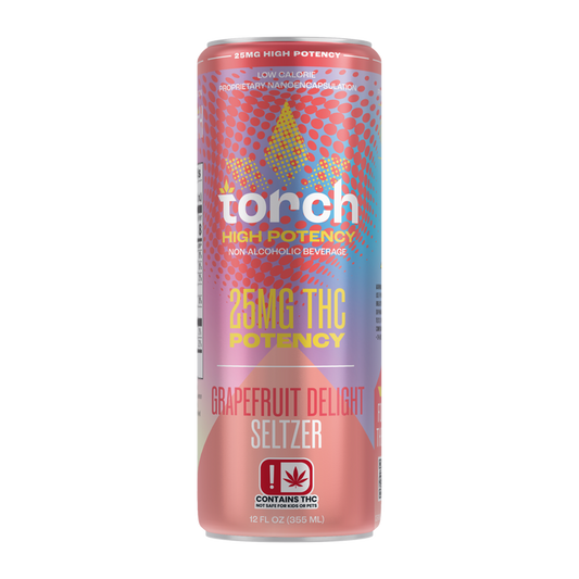 Torch Grapefruit Delight High Potency 25mg THC Seltzer