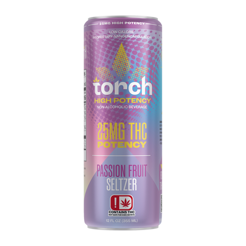 Torch Passion Fruit High Potency 25mg THC Seltzer (2)
